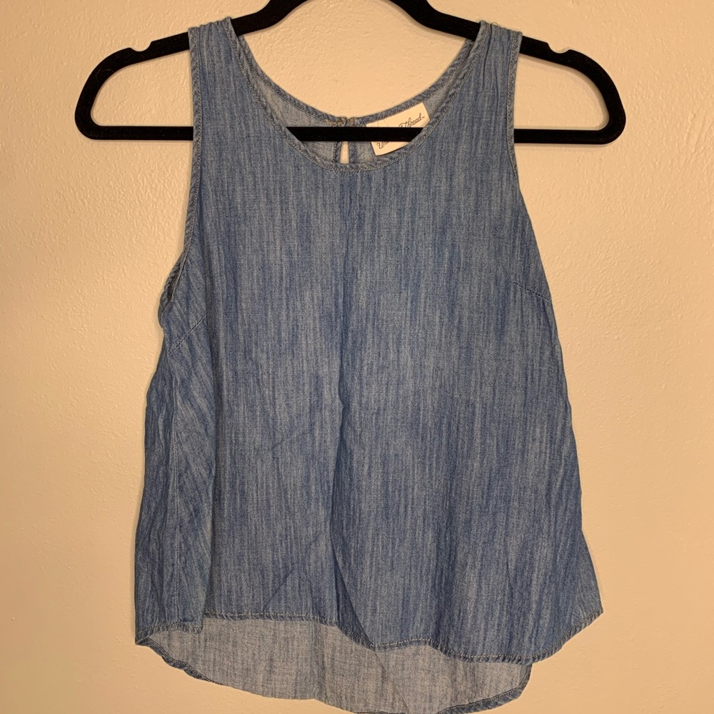 Universal Thread Denim Tank Size Xsmall - Picture 4 of 4